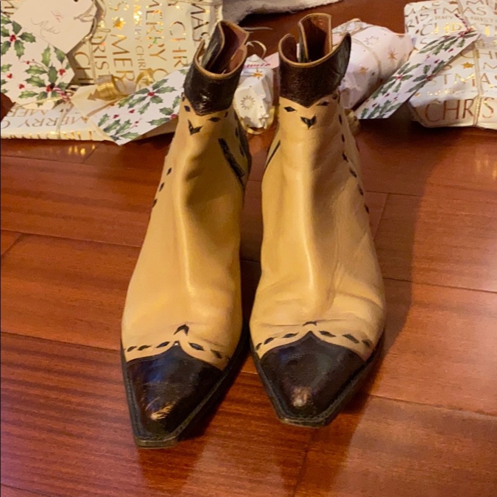 Donald J Pliner Western Ankle Boots